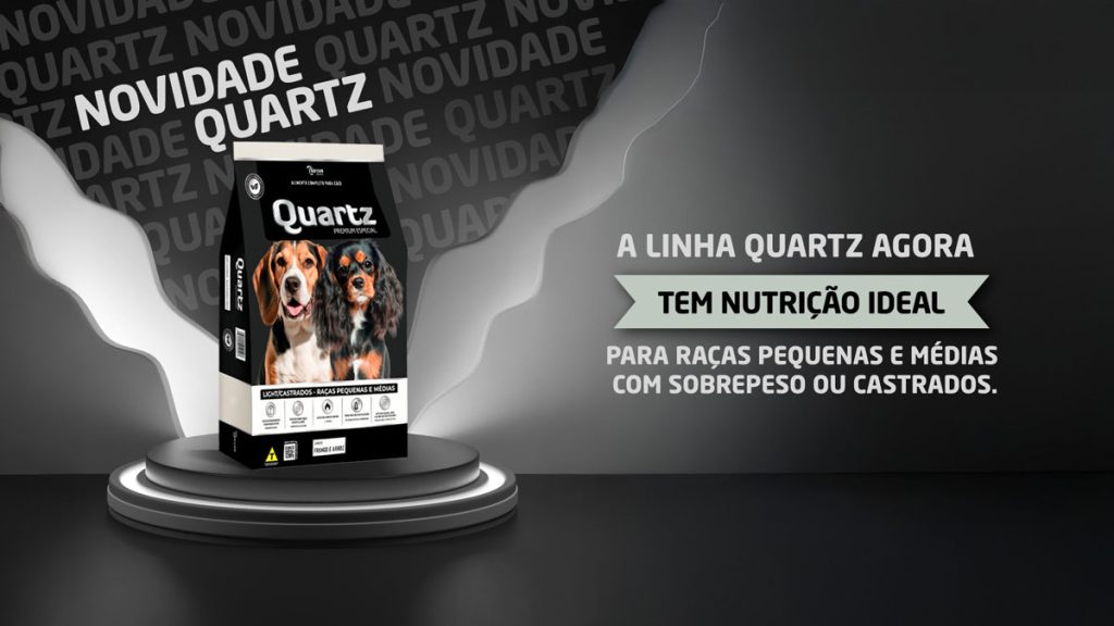 Descubra o Quartz Light para cães castrados da Nutridani: nutrição premium, ideal para raças pequenas e médias, com foco em controle de peso e saúde.